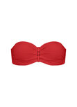 Cyell Scarlett Bandeau Strapless Bikinitop Rood
