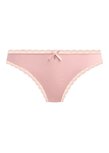 Freya Flirt Pink Frost Thong &ndash; zachte, comfortabele string in een frisse roze tint met subtiele details.