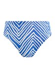 Freya Fiji Falls High Waist Bikinislip Blauw &ndash; Hoge taille &amp; shaping pasvorm t/m maat XXL