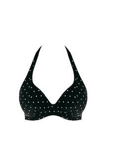 Freya Jewel Cove Halter Bikinitop Zwart