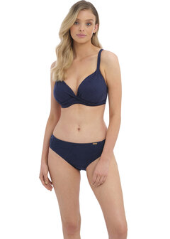 Fantasie Ottawa Plunge Bikinitop Donkerblauw Ink