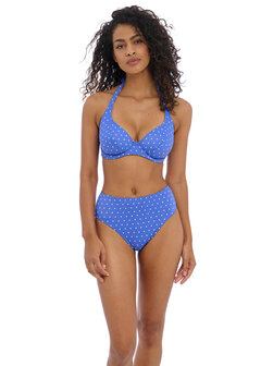 Freya Jewel Cove Halter Bikinitop Azure