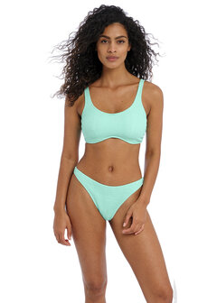 Freya Ibiza Waves High Leg Bikinislip Lichtblauw