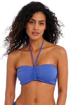 Freya Jewel Cove Bandeau Bikinitop Blauw