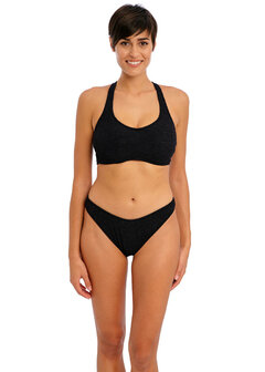 Freya Ibiza Waves High Leg Bikinislip Zwart