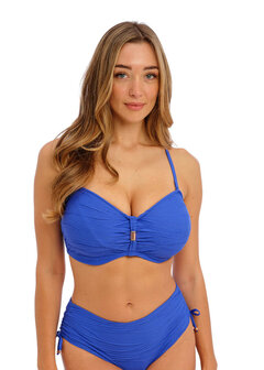 Fantasie Beach Waves High Waist Bikinislip Blauw