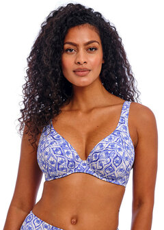 Freya Ocean Breeze High Apex Bikinitop Denim
