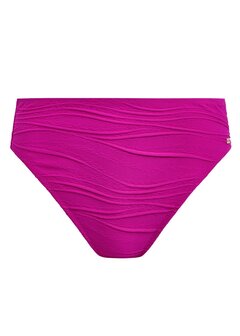 Fantasie Beach Waves Hoge Bikinislip Fuchsia