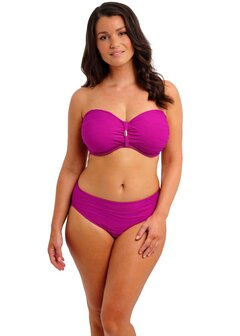 Fantasie Beach Waves Bandeau Bikinitop Fuchsia
