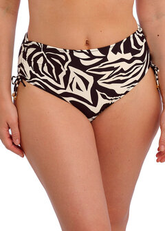Fantasie Aruba Nights High Waist Bikinislip Black and Cream
