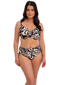 Fantasie Aruba Nights High Waist Bikinislip Black and Cream
