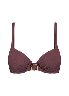 Cyell Wavy Brown Voorgevormde Bikinitop 