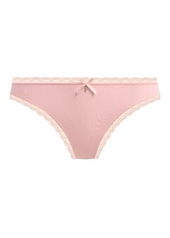 Freya Flirt Pink Frost Thong &ndash; zachte, comfortabele string in een frisse roze tint met subtiele details.