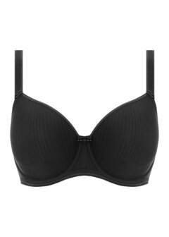 Freya Idol Bh Voorgevormd Zwart &ndash; gladde T‑shirt bh met stevige ondersteuning en een mooi rond silhouet.