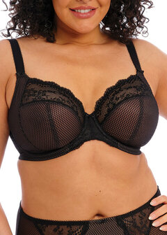 Elomi Charley Plunge Bh Zwart &ndash; Stevig &amp; elegant
