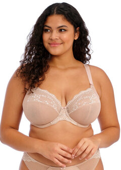 Elomi Charley Plunge Bh Beige &ndash; Stevig &amp; elegant