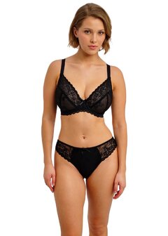 Freya Quinn Plunge Bh Zwart &ndash; Diepe halslijn &amp; luxe kant