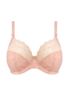 Elomi Lucie Plunge Bh Pale Blush &ndash; Lichte stretchkant &amp; stevige ondersteuning t/m cup O