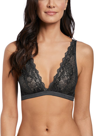 Wacoal Lace Perfection Bralette Charcoal WE135008CHL
