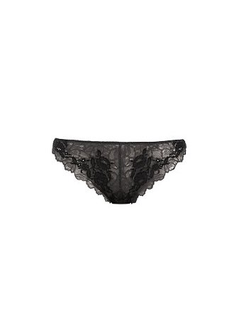 Wacoal Lace Perfection String Charcoal WE135007CHL