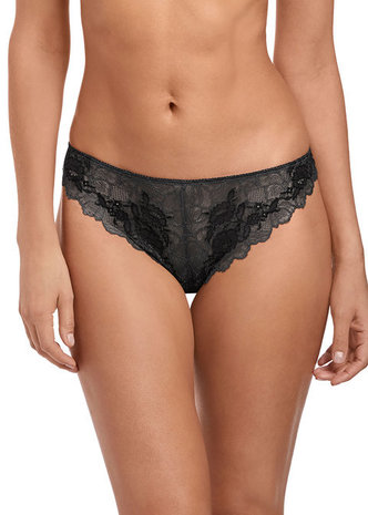 Wacoal Lace Perfection String Charcoal WE135007CHL