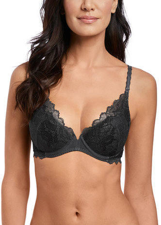 Wacoal Lace Perfection Push-up Bh Charcoal WE135003CHL