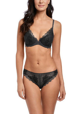 Wacoal Lace Perfection Push-up Bh Charcoal WE135003CHL