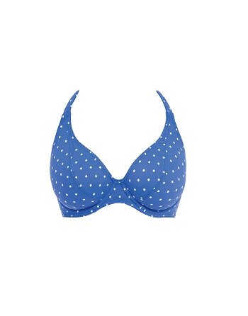 Freya Jewel Cove Halter Bikinitop Azure