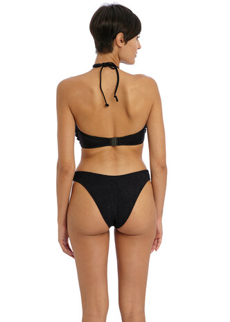 Freya Ibiza Waves High Leg Bikinislip Zwart