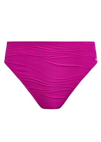 Fantasie Beach Waves Hoge Bikinislip Fuchsia