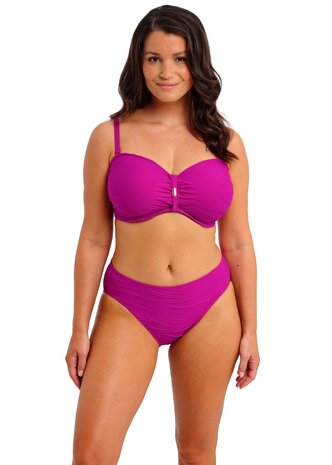 Fantasie Beach Waves Bandeau Bikinitop Fuchsia