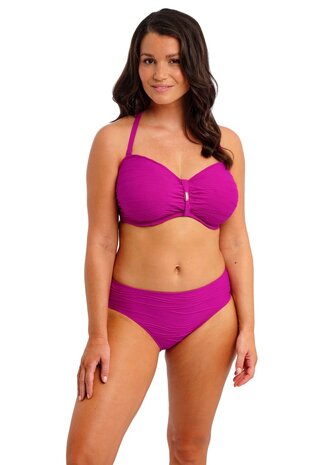 Fantasie Beach Waves Bandeau Bikinitop Fuchsia