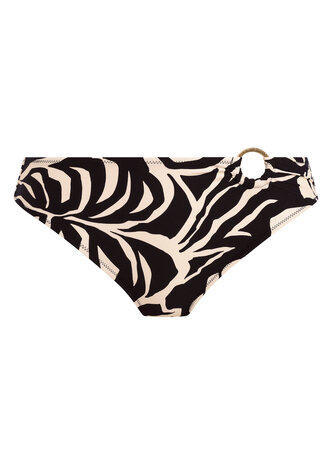 Fantasie Aruba Nights Mid Rise Bikinislip Black and Cream