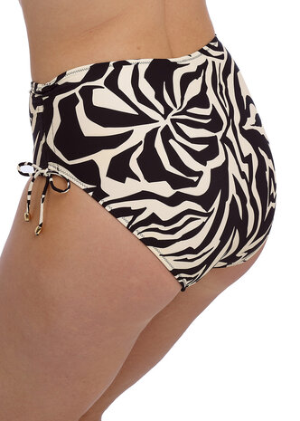 Fantasie Aruba Nights High Waist Bikinislip Black and Cream