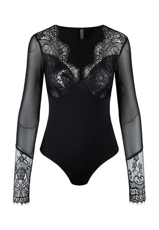 Lingadore Longsleeve Body Zwart