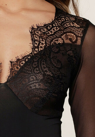 Lingadore Longsleeve Body Zwart