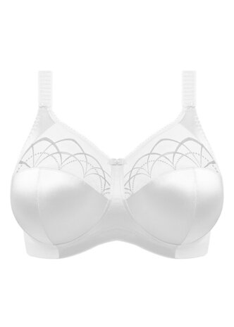 Elomi Cate Beugelloze Bh Wit &ndash; Comfort & Stevige Ondersteuning Zonder Beugel