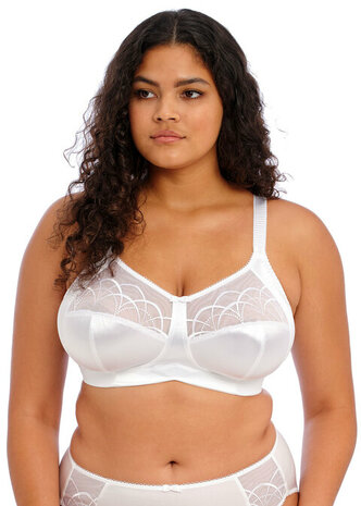 Elomi Cate Beugelloze Bh Wit &ndash; Comfort & Stevige Ondersteuning Zonder Beugel