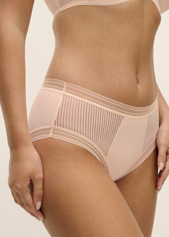 Fantasie Fusion Slip Lichtroze &ndash; Zachte Ribstof & Comfortabele Pasvorm