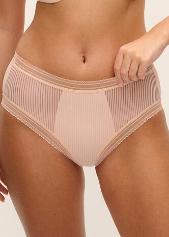 Fantasie Fusion Slip Lichtroze &ndash; Zachte Ribstof & Comfortabele Pasvorm