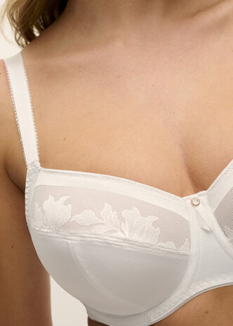 Fantasie Illusion Side Support Bh Wit &ndash; Glad & extra ondersteunend