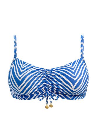 Freya Fiji Falls Bralette Bikinitop Blauw &ndash; Comfortabele bralette & ondersteuning t/m cup 