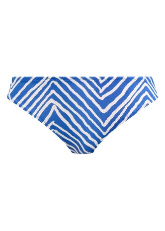 Freya Fiji Falls Bikinislip Blauw &ndash; Klassieke pasvorm & luxe print t/m maat XXL